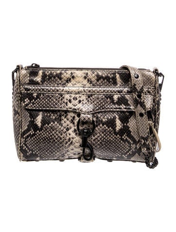 Embossed Leather Crossbody Bag