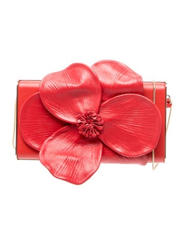 Carolina Herrera Leather Clutch w/ Tags
