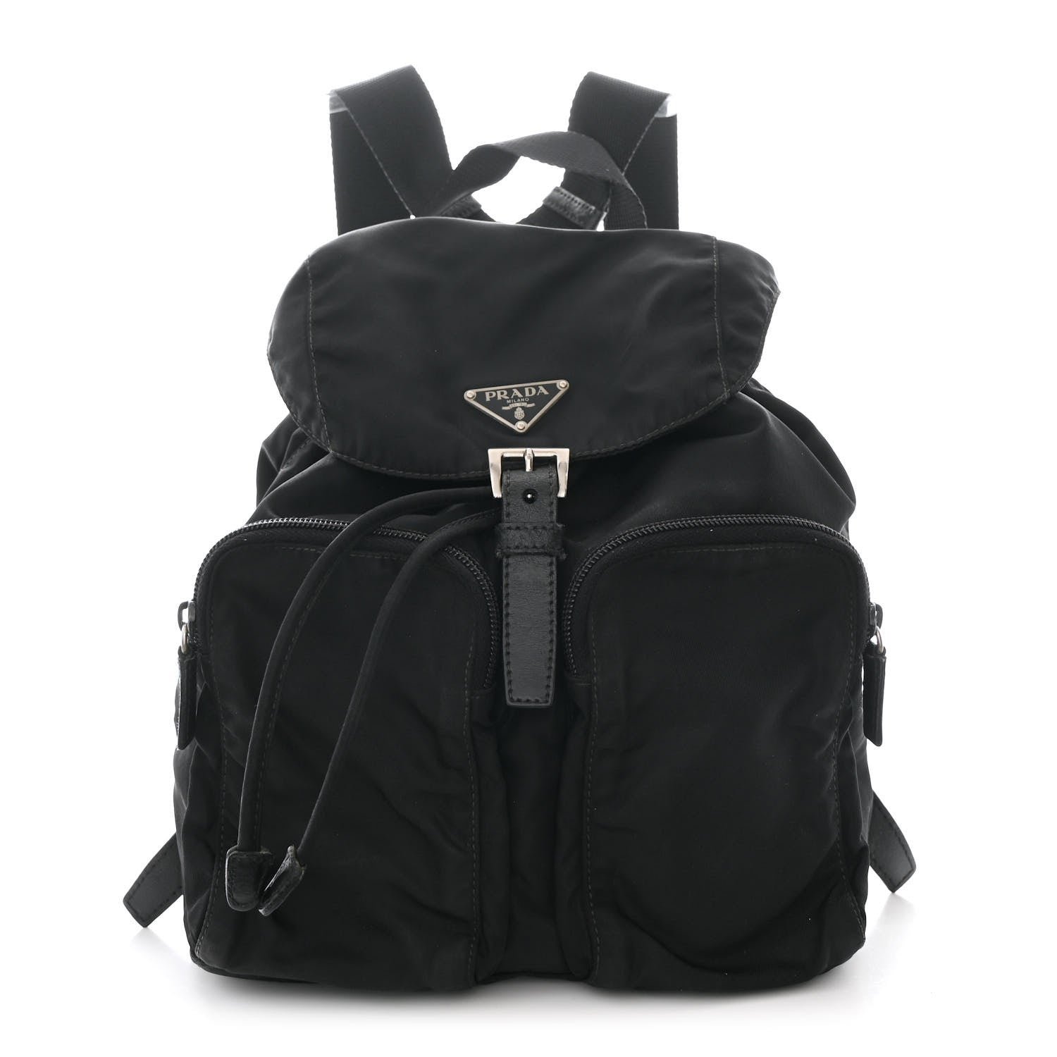 Prada Tessuto Nylon Vela Small Backpack Black