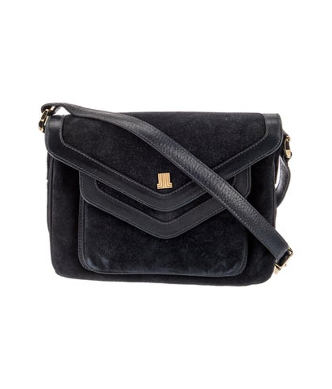 Lanvin Suede Crossbody Bag