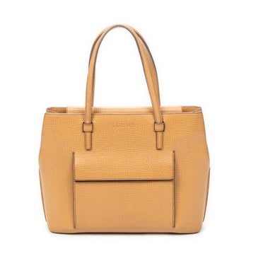 Leather Front Pocket Tote