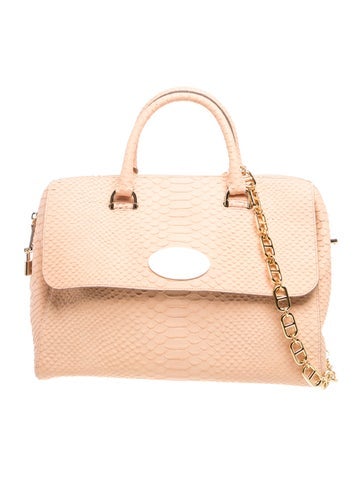 Leather Top Handle Bag