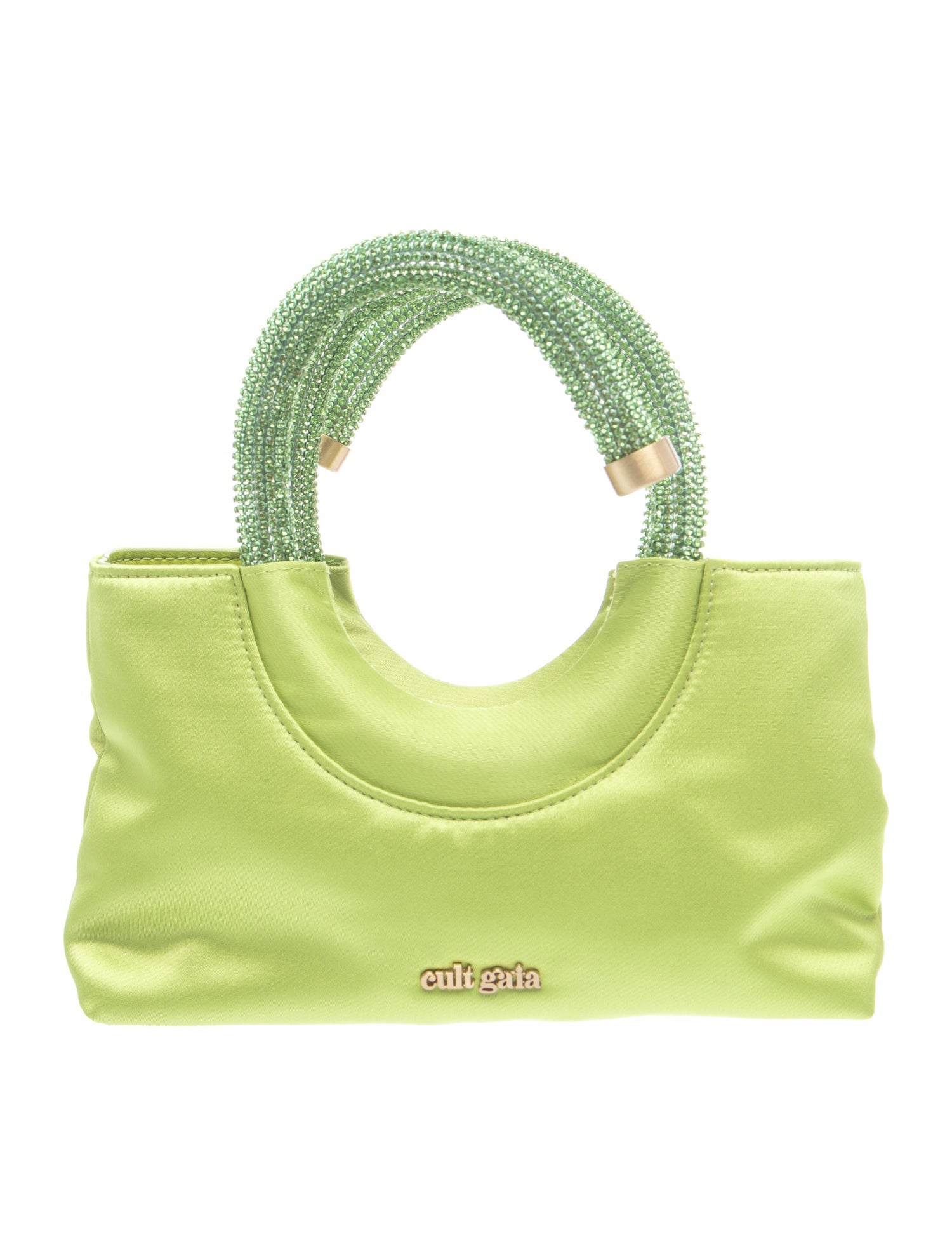 Satin Top Handle Bag