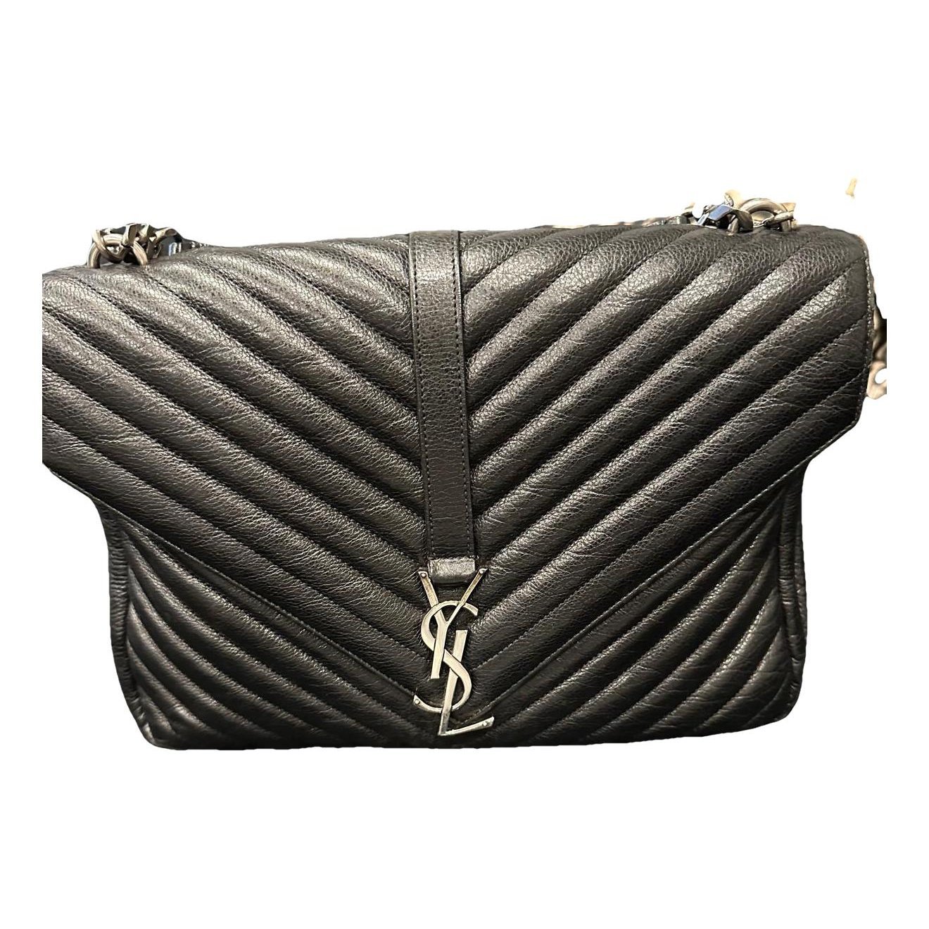 Collége monogramme leather handbag