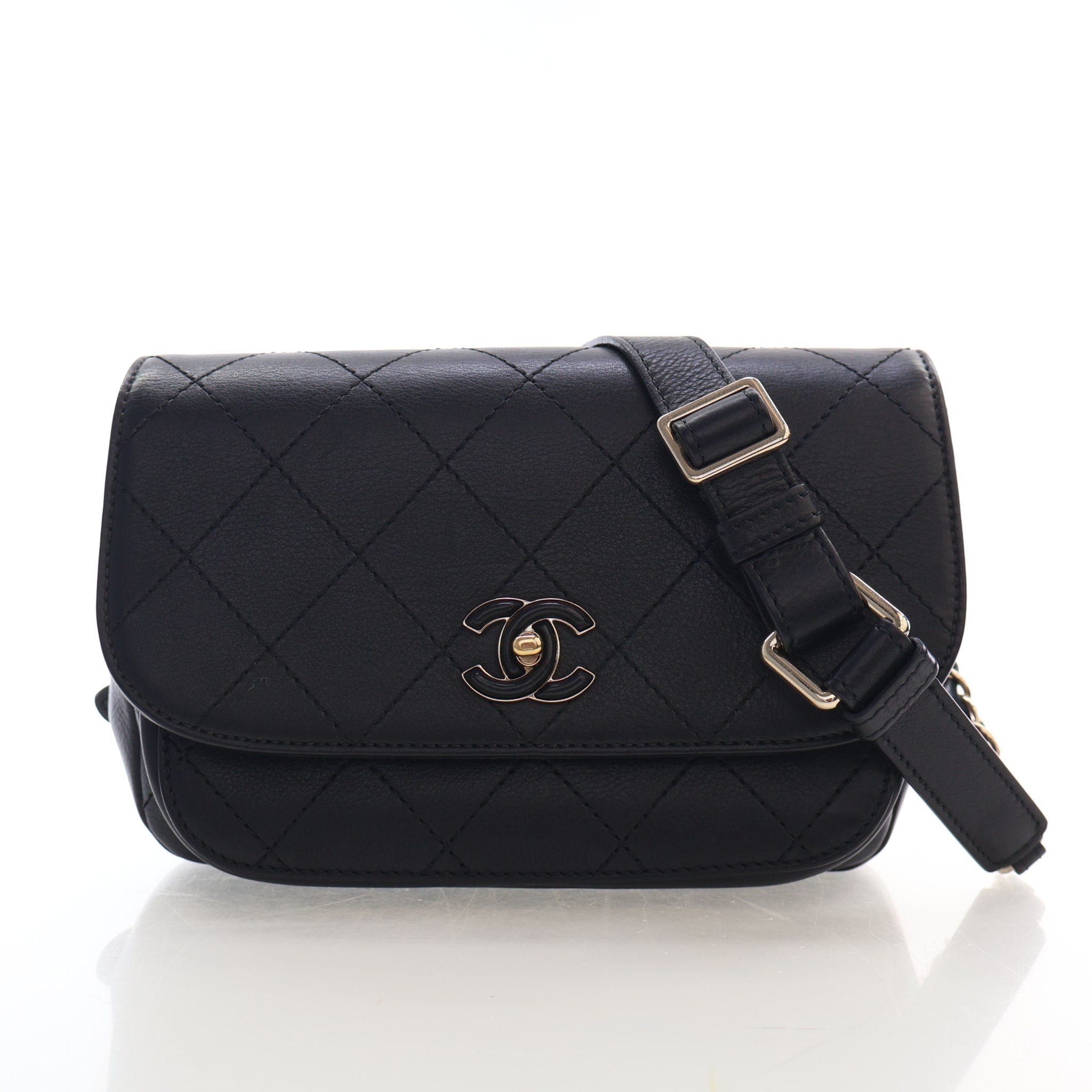 Chanel Small Lambskin Quilted Waist Bag