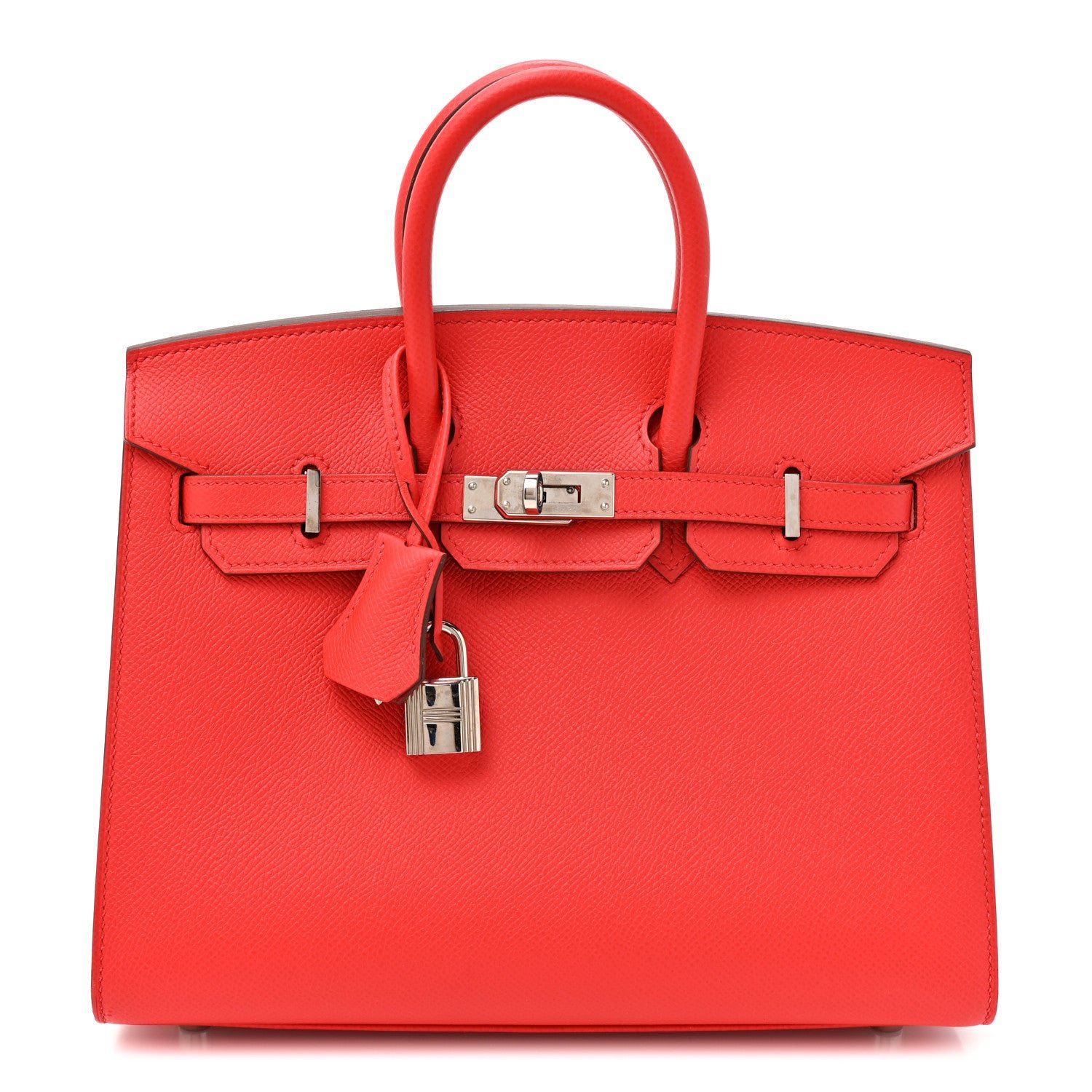 Hermes Epsom Birkin Sellier 25 Rouge De Coeur