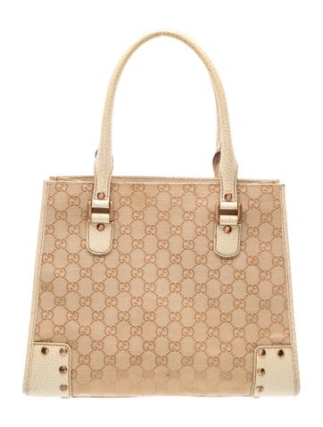 GG Canvas GG Canvas Studded Tote Medium