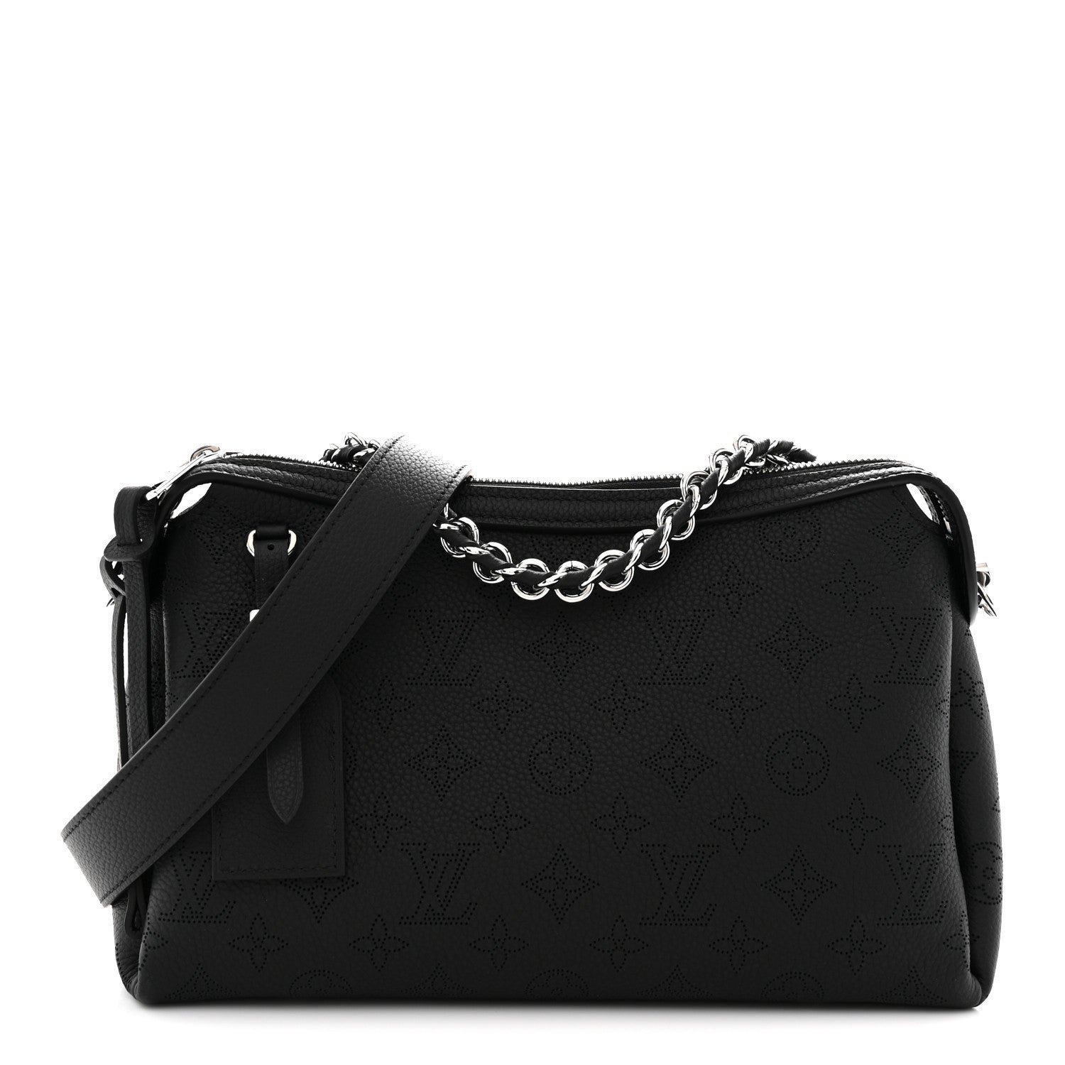 Louis Vuitton Mahina Braided Hand It All PM Black