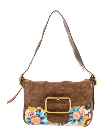 Suede Shoulder Bag