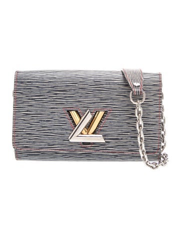 Epi Leather Twist Wallet on Chain