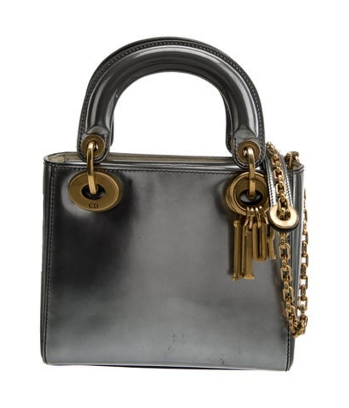 Dior Dior Patent Leather Lady Dior Mini