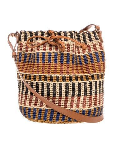 Straw Bucket Bag