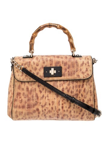Raffia Top Handle Bag