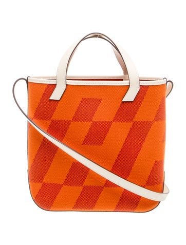 Hermes Toile & Swift Cabas H en Biais 27