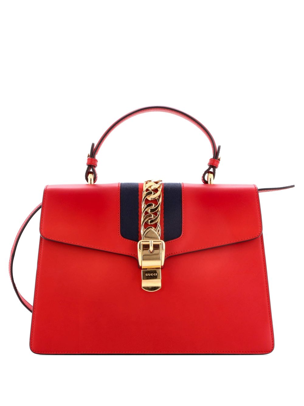 Sylvie Top Handle Bag Leather Medium satchel