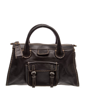 Leather Edith Satchel Bag