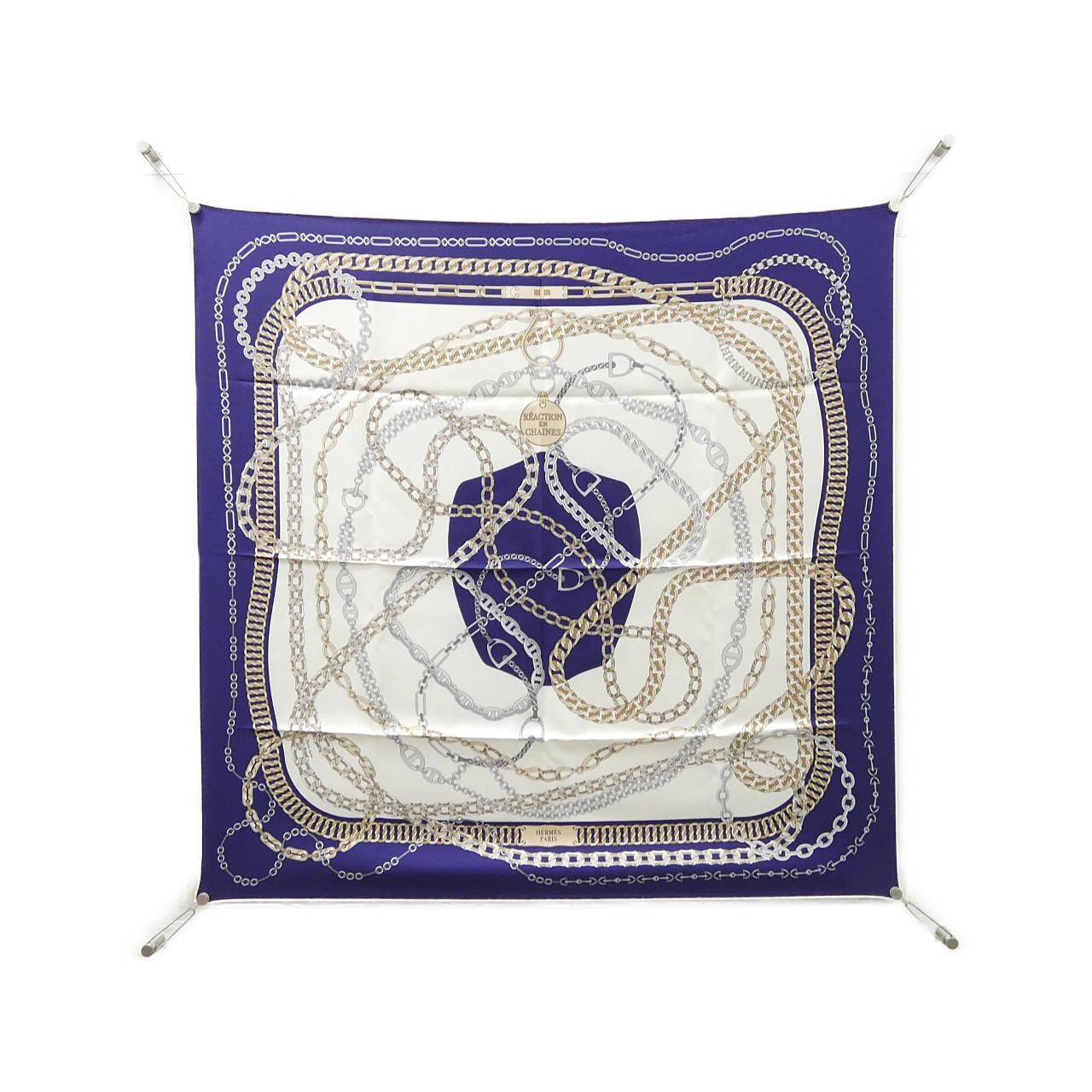 Hermès REACTION EN CHAINES Carre Scarf
