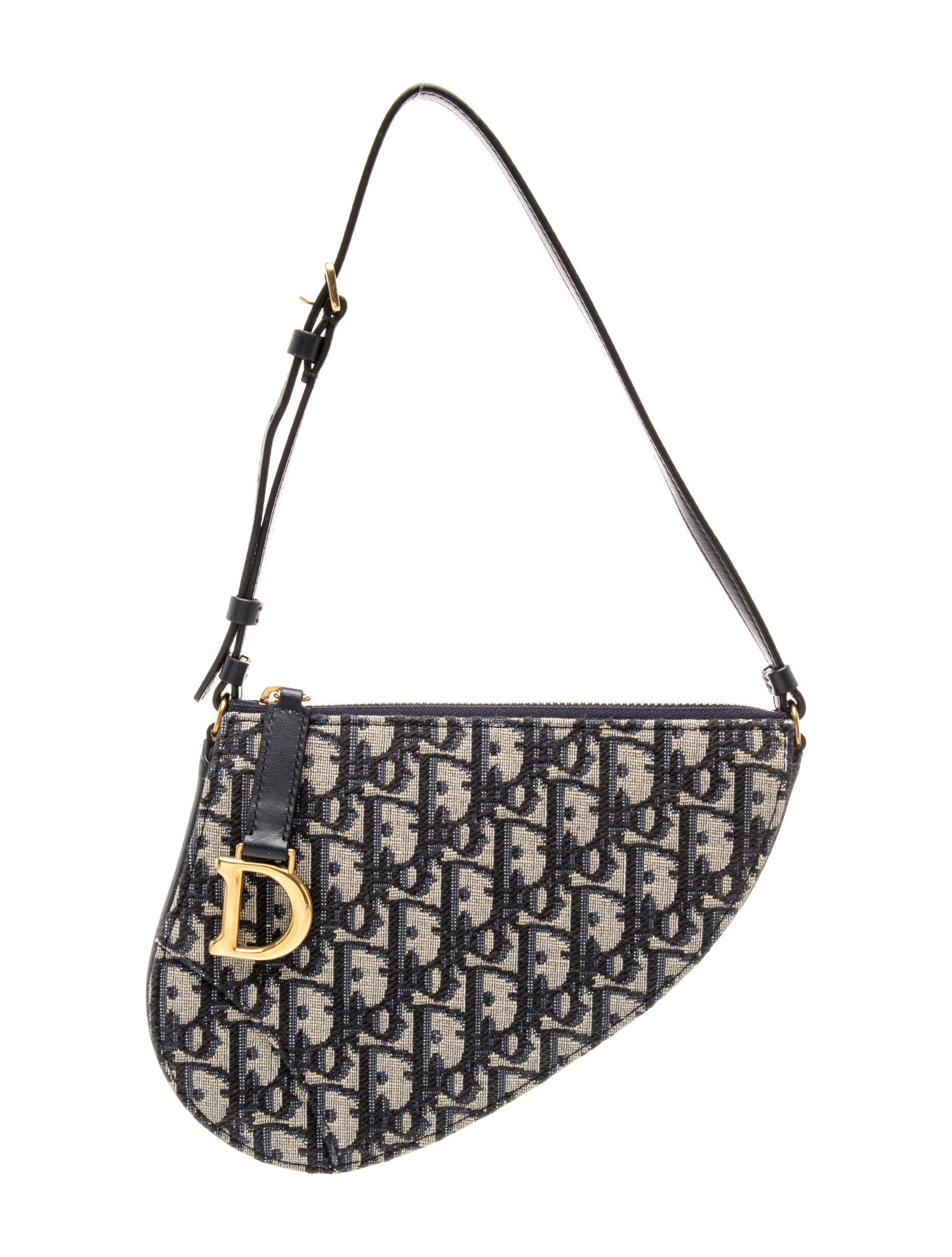 Oblique Jacquard Saddle Pochette 2023