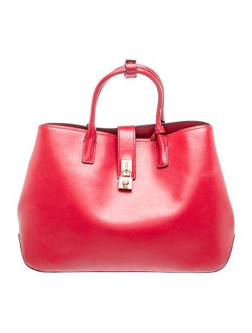 Leather Top Handle Bag