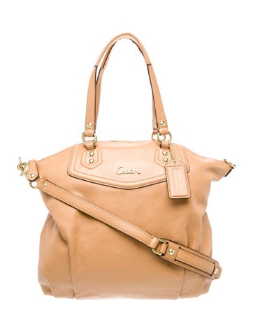 Coach Leather Top Handle Bag