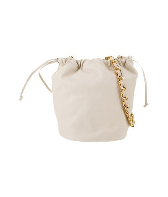 Khaite Leather Evening Bag