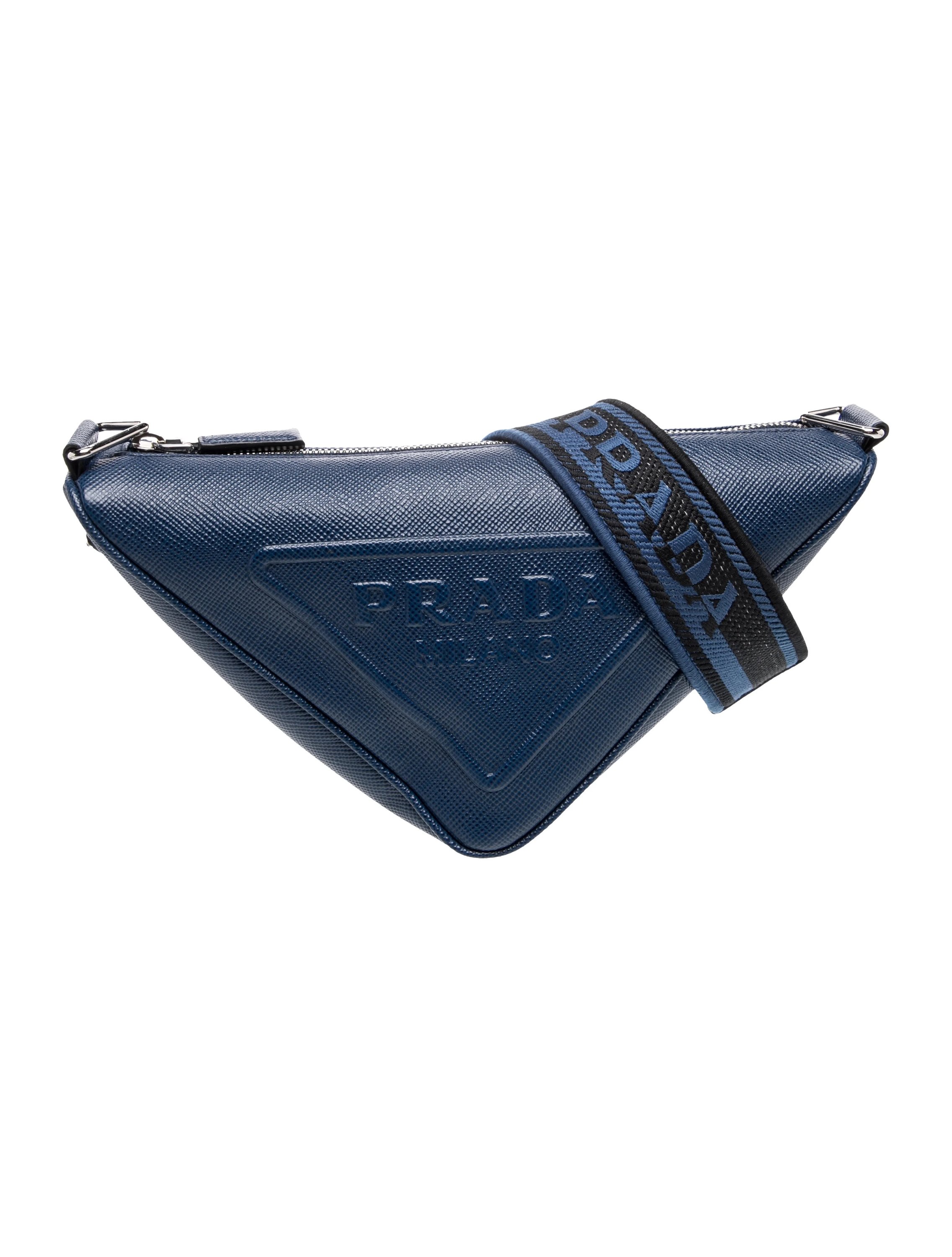 Saffiano Cuir Leather Triangle