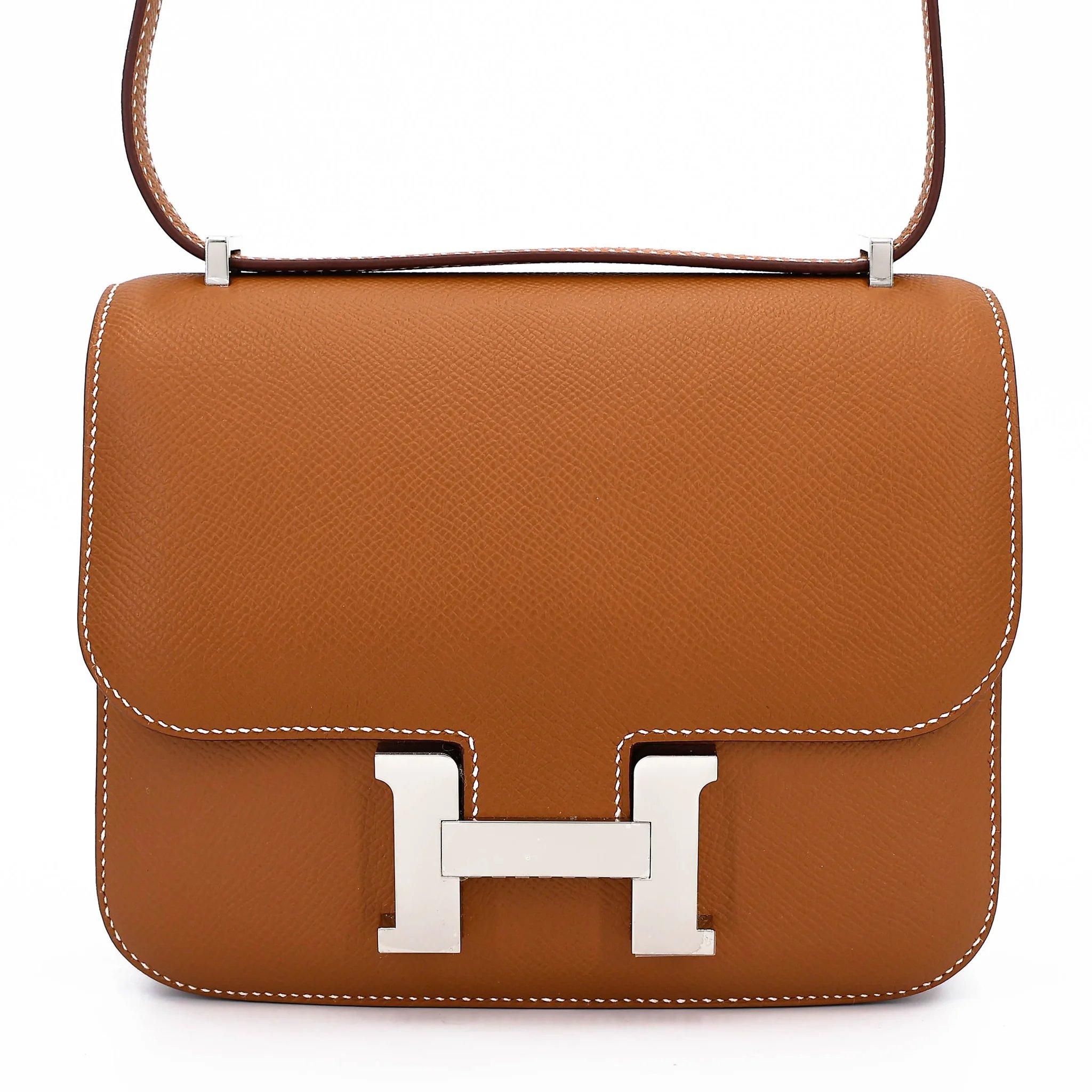 Unused ( Rank NS ) HERMÈS Constance Mini Gold (37) Epsom Palladium hardware K (2025)