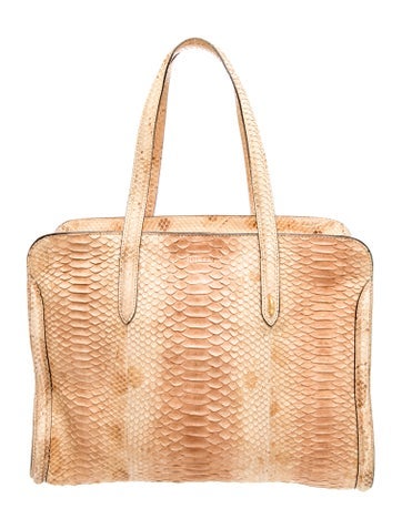 Alexander McQueen Snakeskin Top Handle Bag