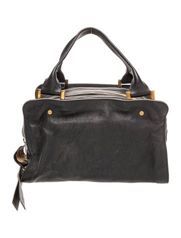 Leather Top Handle Bag