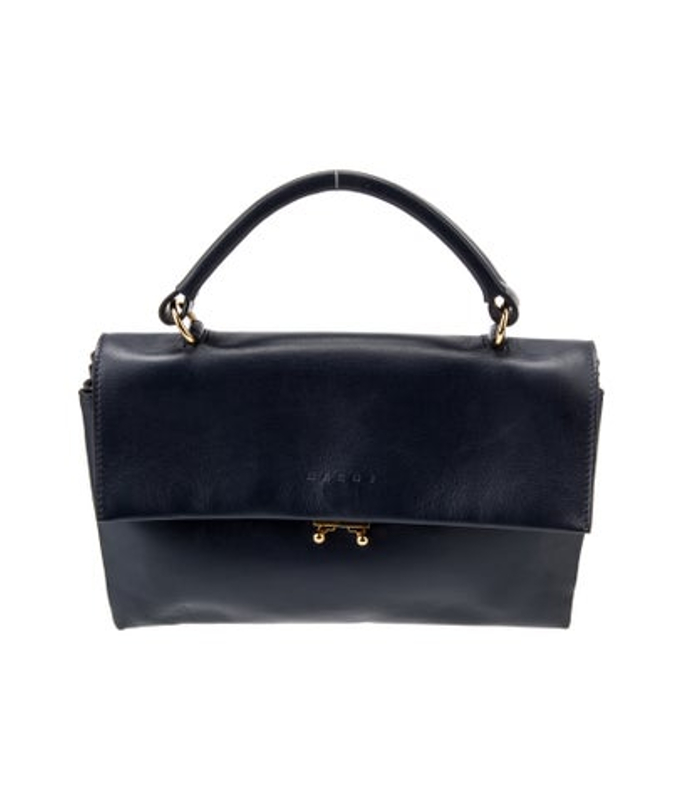 Marni Leather Top Handle Bag