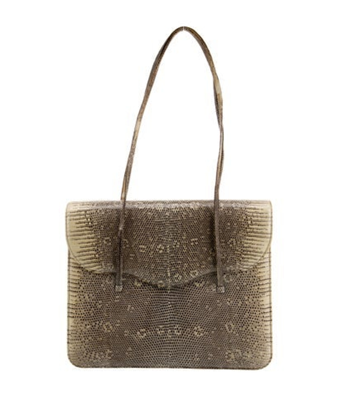 Judith Leiber Leiber Lizard Shoulder Bag