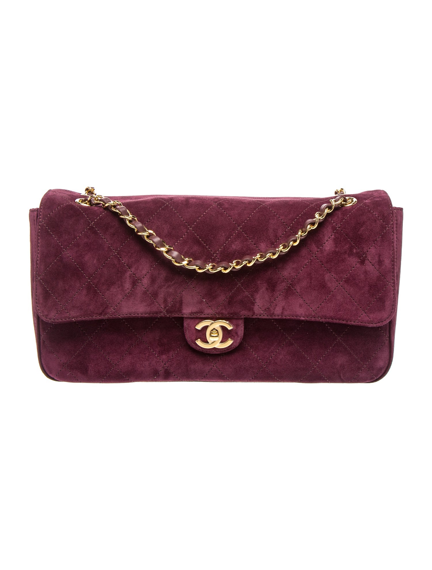 Chanel Suede Maxi Flap w/Tags