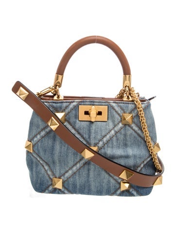 Rockstud Top Handle Bag