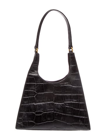 Embossed Leather Shoulder Bag