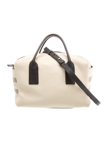 Leather Top Handle Bag