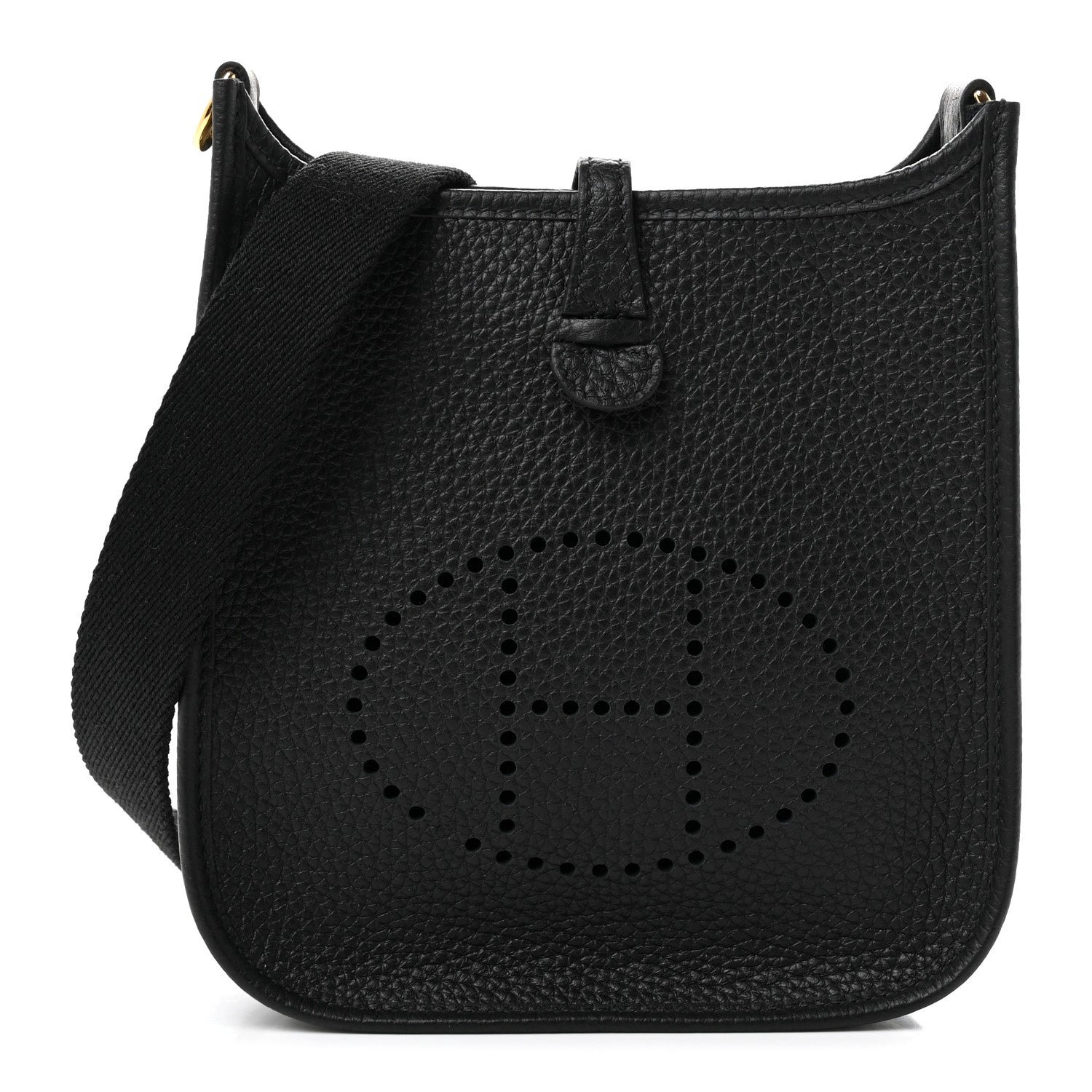 Hermes Taurillon Clemence Evelyne TPM Black