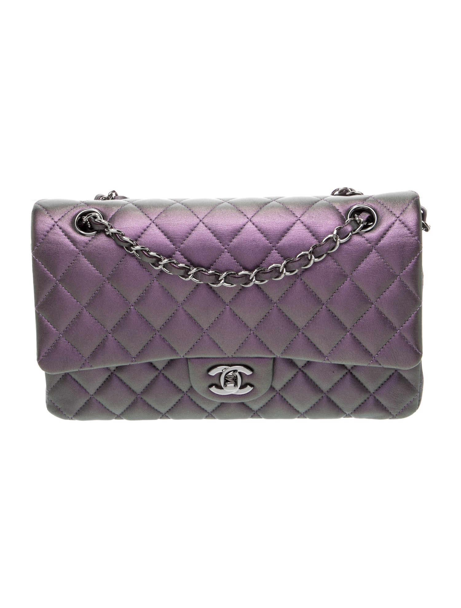 Chanel Classic Medium Iridescent Double Flap Bag