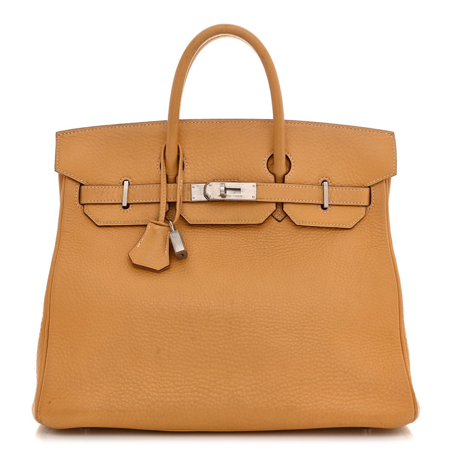 Hermes Taurillon Clemence HAC Birkin 32 Natural Sable