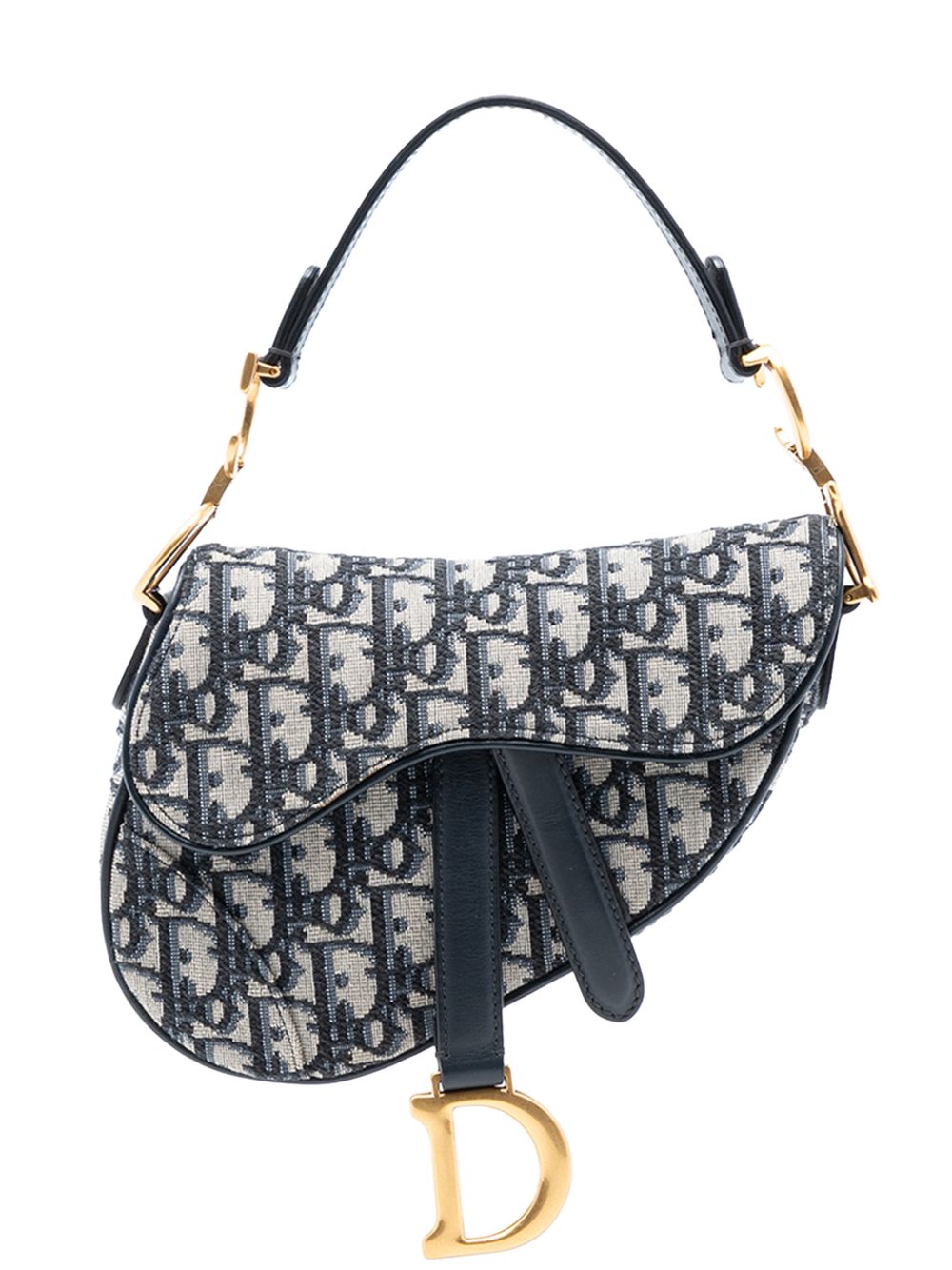 2020 Mini Oblique Canvas Saddle Bag satchel