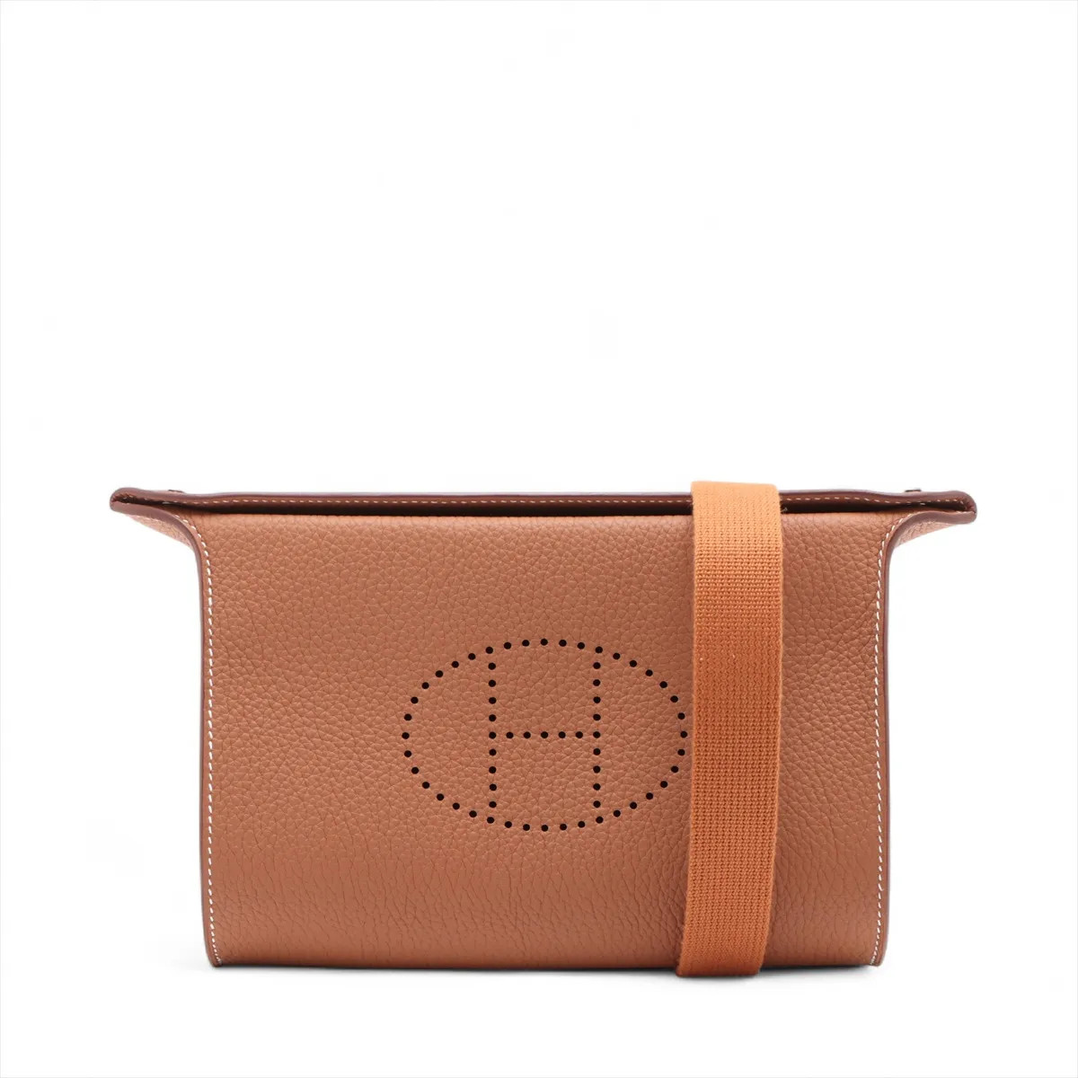 Hermès Vide Poches Togo Gold Silver Metal Fittings