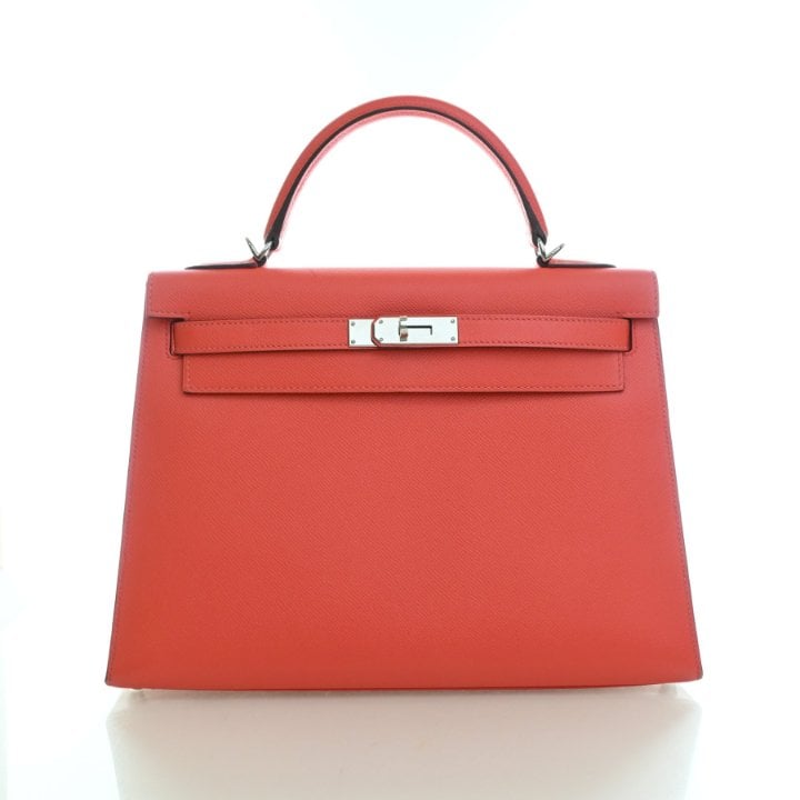 Hermes Rose Jaipur Epsom Sellier Kelly 32