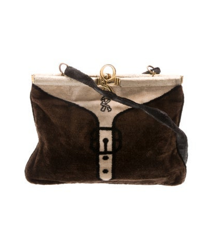 Roberta di Camerino Di Camerino Terry Cloth Shoulder Bag