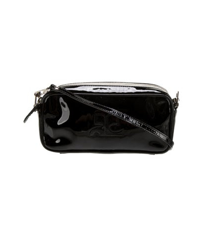 Courreges Patent Leather Crossbody Bag
