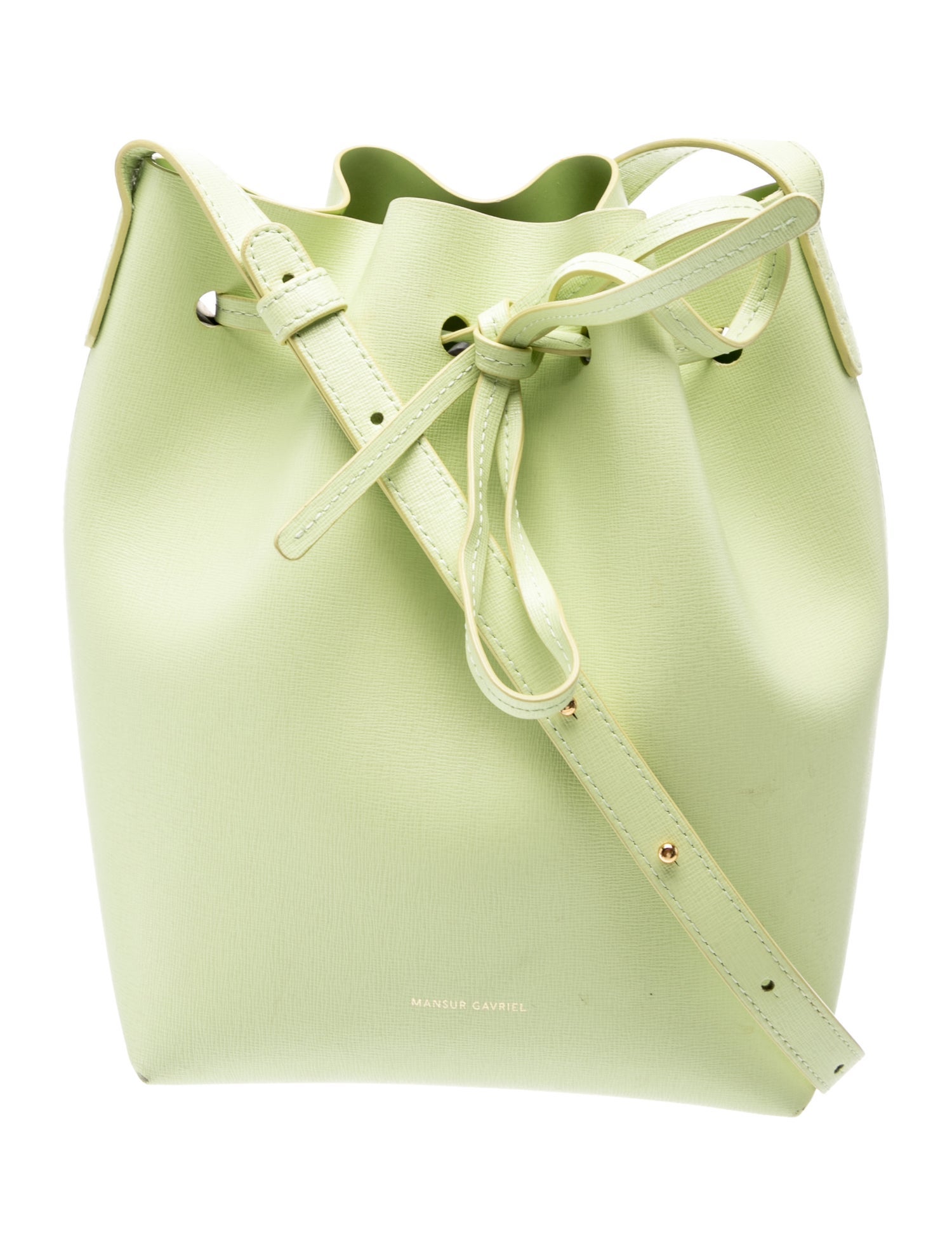 Mansur Gavriel Leather Bucket Bag
