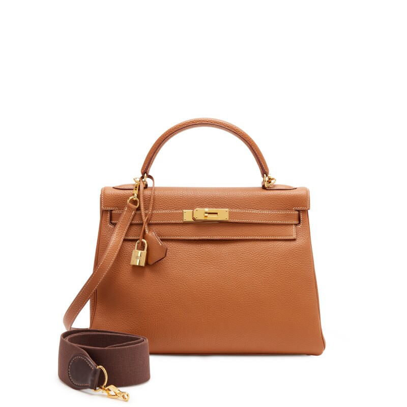 Hermes Gold Togo Retourne Kelly 32 Gold Hardware, 2000