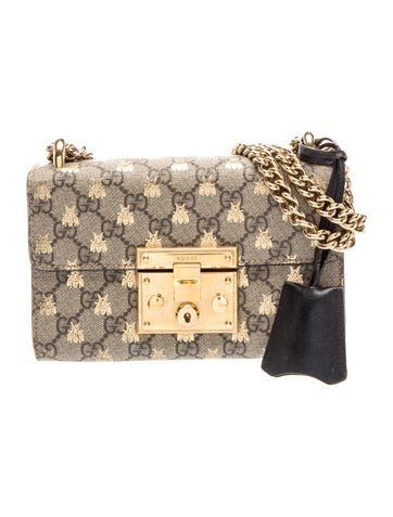 GG Supreme Bees Shoulder Bag Small