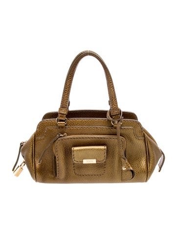 Leather Top Handle Bag