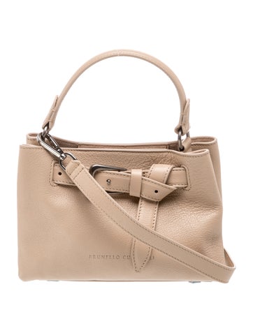 Leather Top Handle Bag w/ Tags