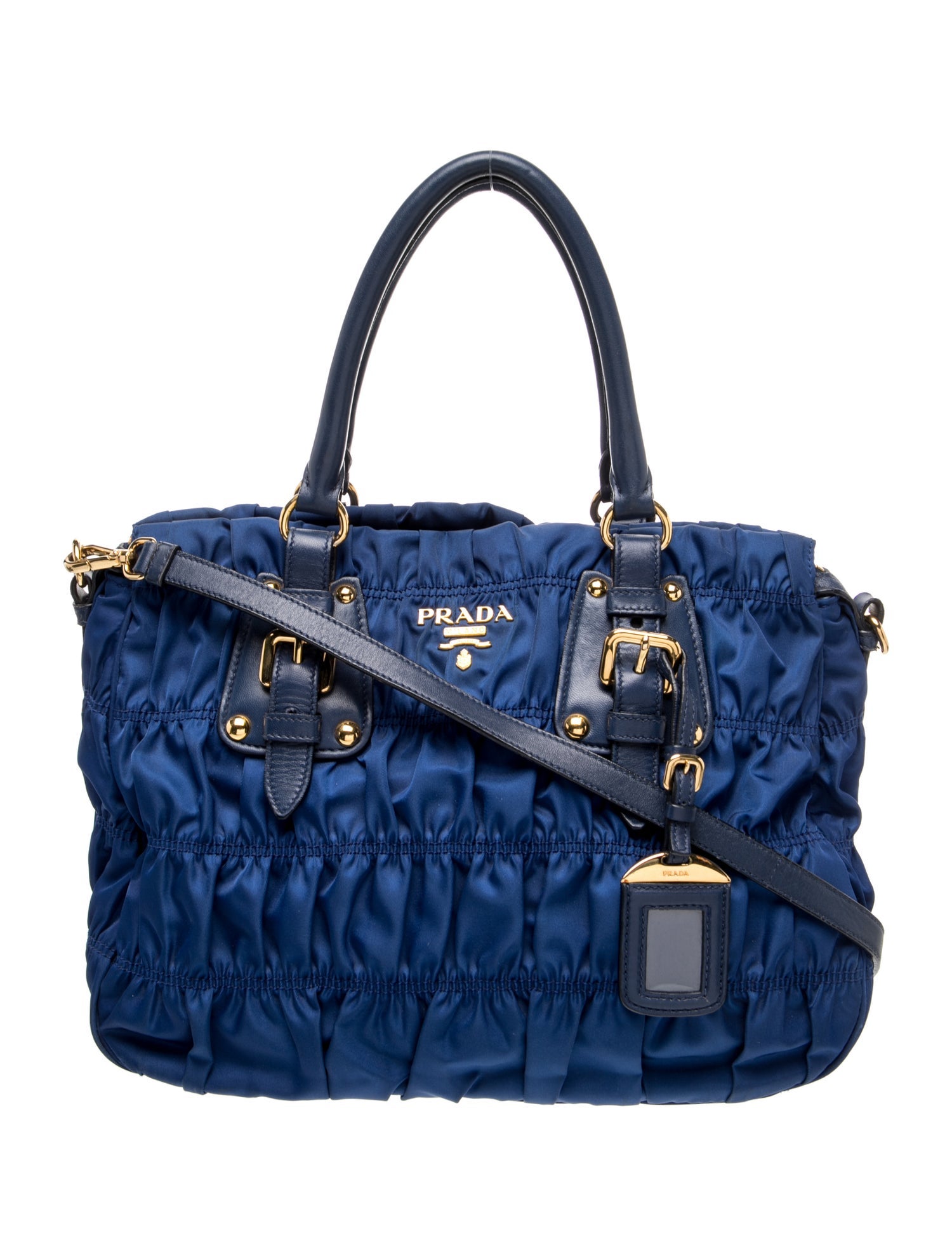 Tessuto Nylon Top Handle Bag