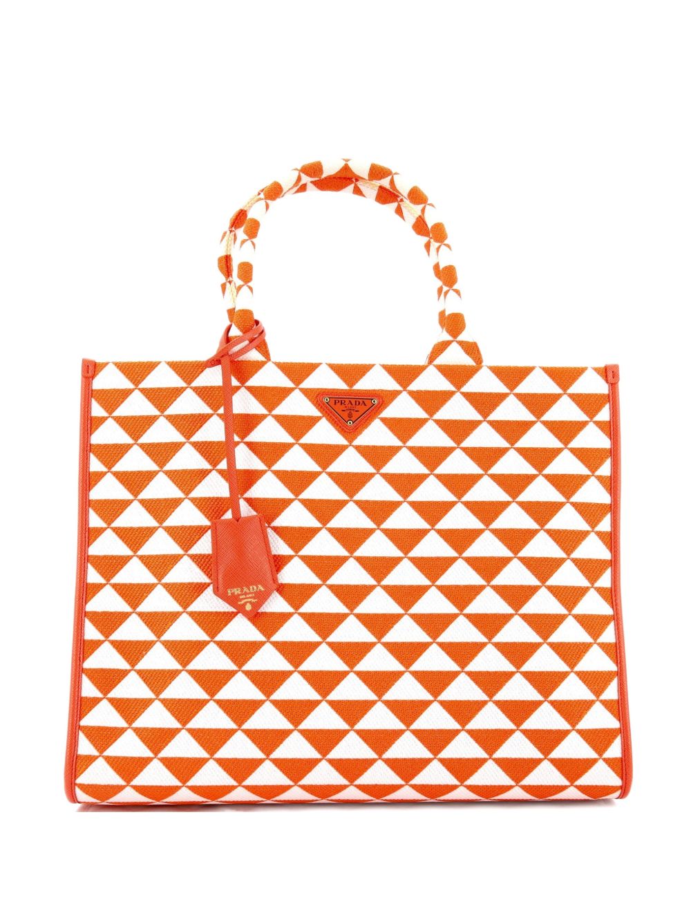 Symbole Shopper Jacquard Large tote bag